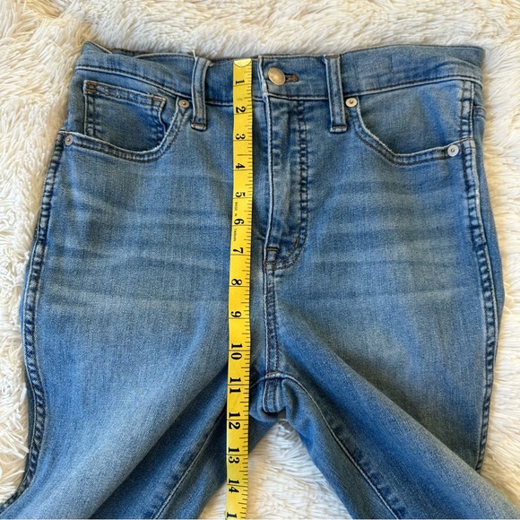 Madewell Blue High Rise 10” Skinny Crop Denim Jeans Size: 26 - Picture 4 of 9